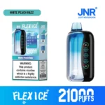15White Peach Razz JNR FLEX ICE 21000 Puffs Disposable Vape