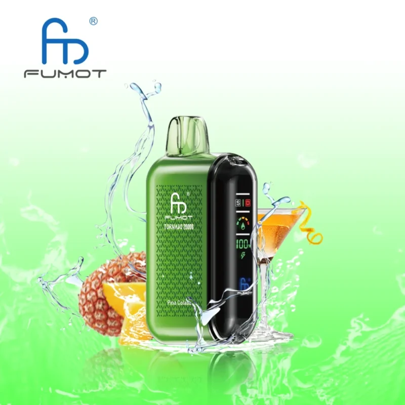 Fumot 20k Fumot Tornado 20000 Puffs Disposable Vape LED Display-pina-colada.jpg