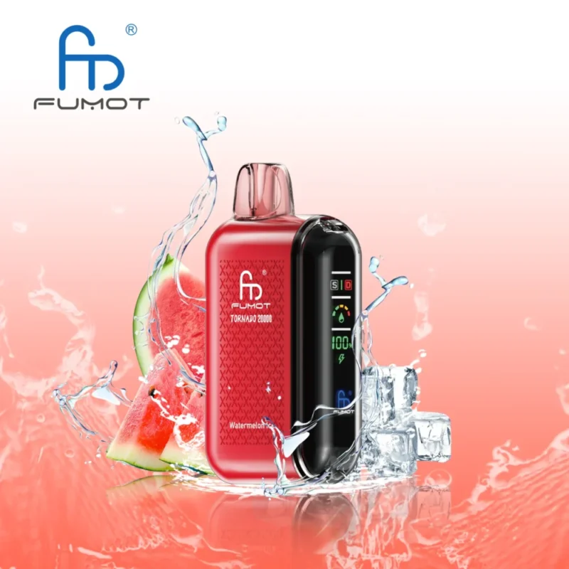 Fumot 20k Fumot Tornado 20000 Puffs Disposable Vape LED Display-watermelon-ice.jpg