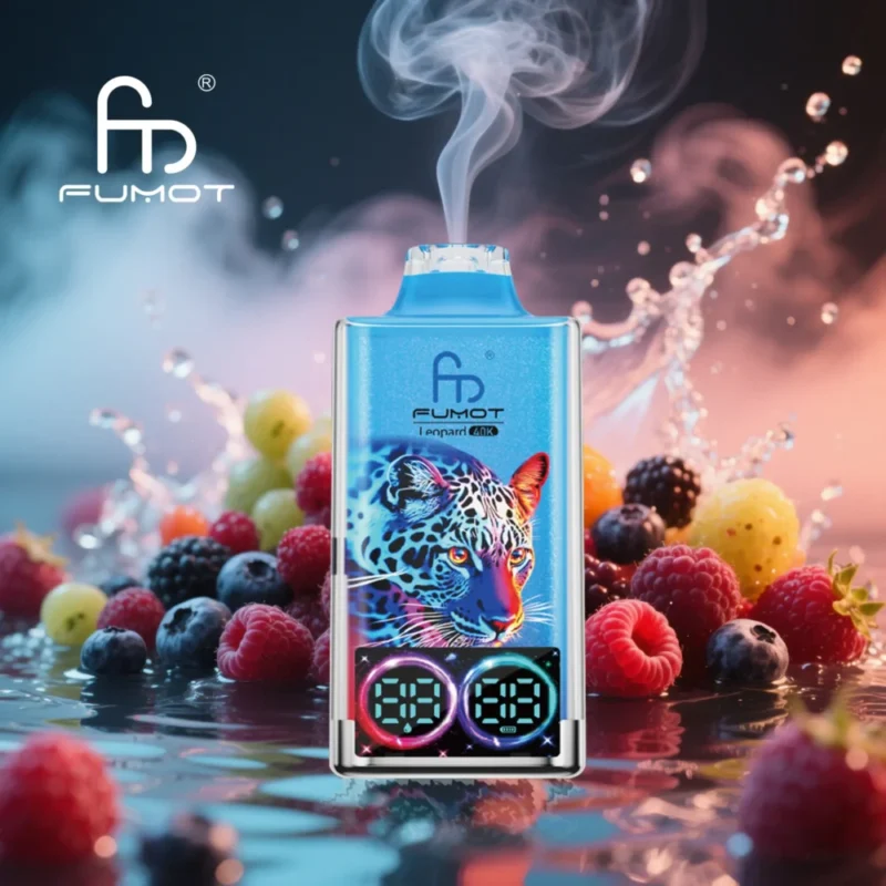 Fumot 40K Fumot Leopard 40000 Puffs Disposable Vape Digital Tube Oil-mixed-berries.jpg