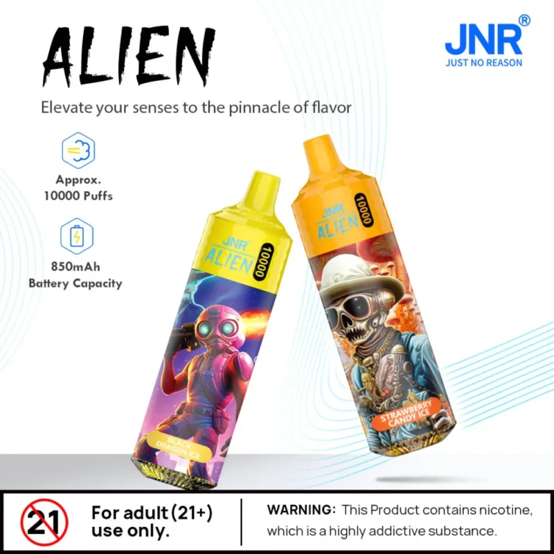 JNR Alien 10000 Puffs - Disposable Vape JNR Alien 10000 Puffs - Disposable Vape