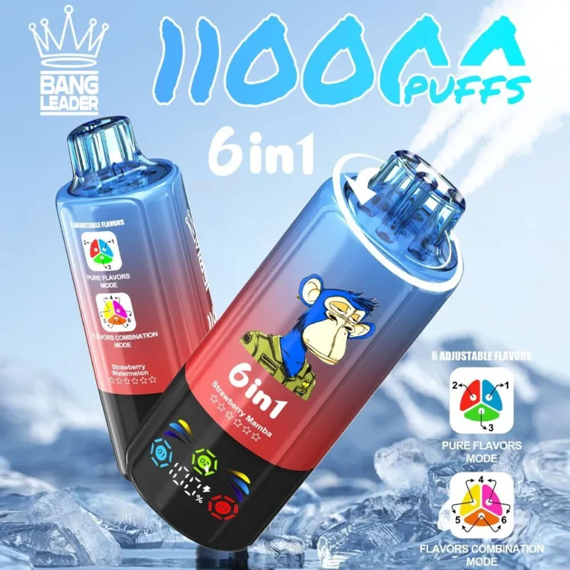Puff 110k BANG LEADER 110000 Puffs Disposable Vape 6 in 1 Flavors Puff 110k BANG LEADER 110000 Puffs Disposable Vape 6 in 1 Flavors