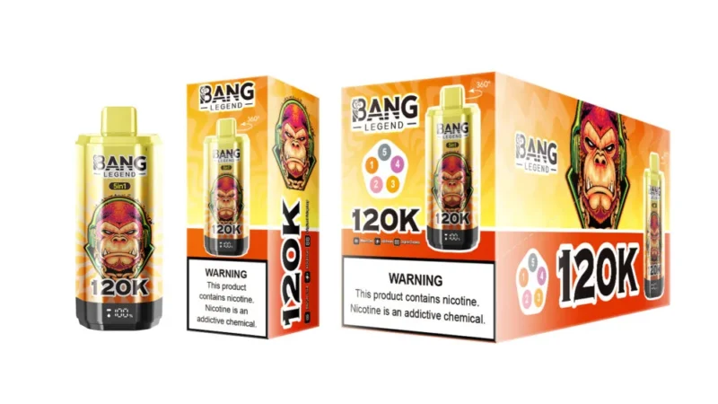 Puff 120k Bang Legend 120000 Puffs Disposable Vape 5 in 1 Flavors EU Warehouse #8