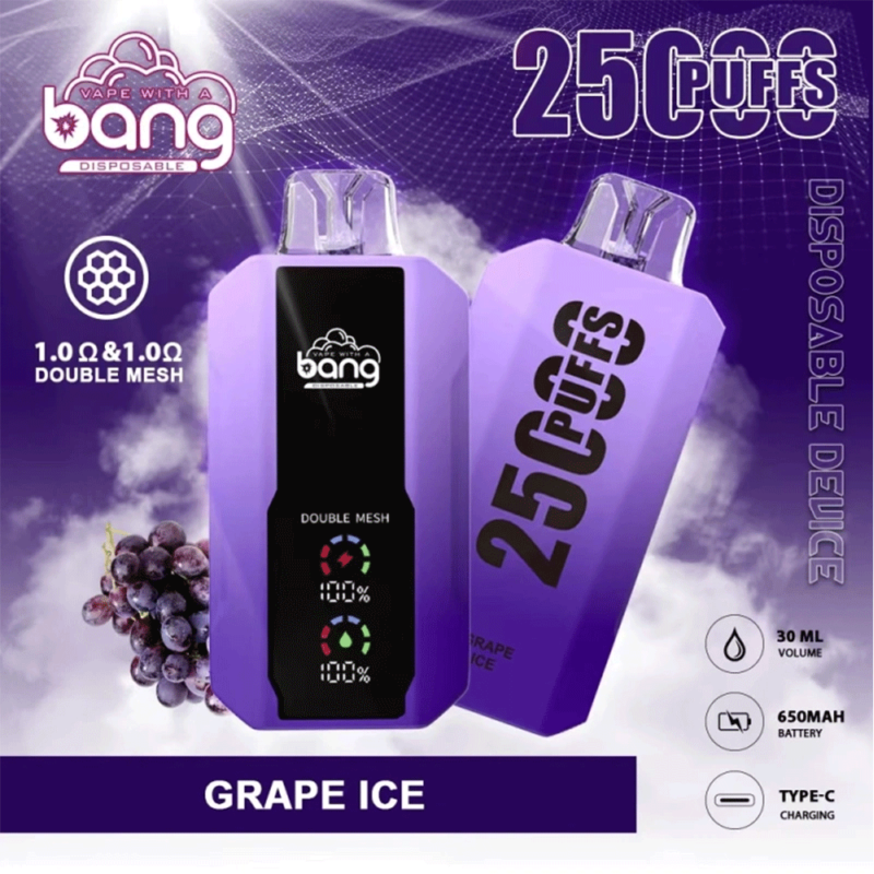 Puff 25k Bang 25000 Puffs Einweg-Vape LED Display-Grape-Ice-.png