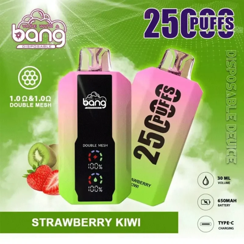 Puff 25k Bang 25000 Puffs Einweg-Vape LED Display-Erdbeere-Kiwi-.jpg