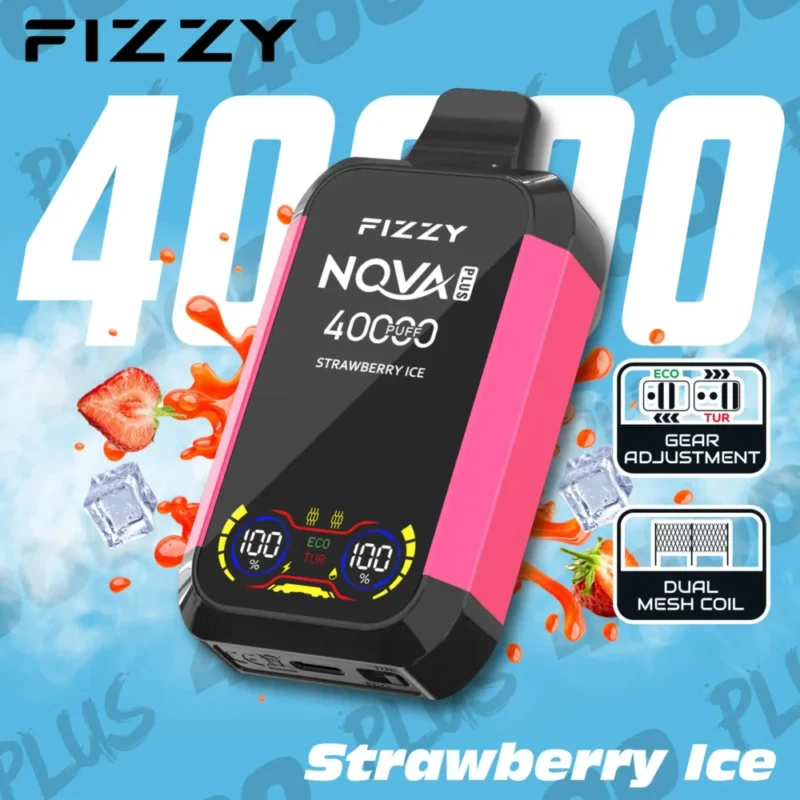 Puff 40k Fizzy Nova Plus 40000 Puffs Disposable Vape LCD Screen EU Warehouse-strawberry-ice.jpg (1)
