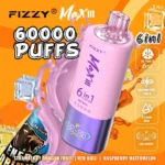 Puff 60k Fizzy Max lll 60000 Puffs Disposable Vape 6 in 1 Flavors LED Display EU Warehouse-strawberry-dragon-fruit-red-bull-raspberry-watermelon.jpg