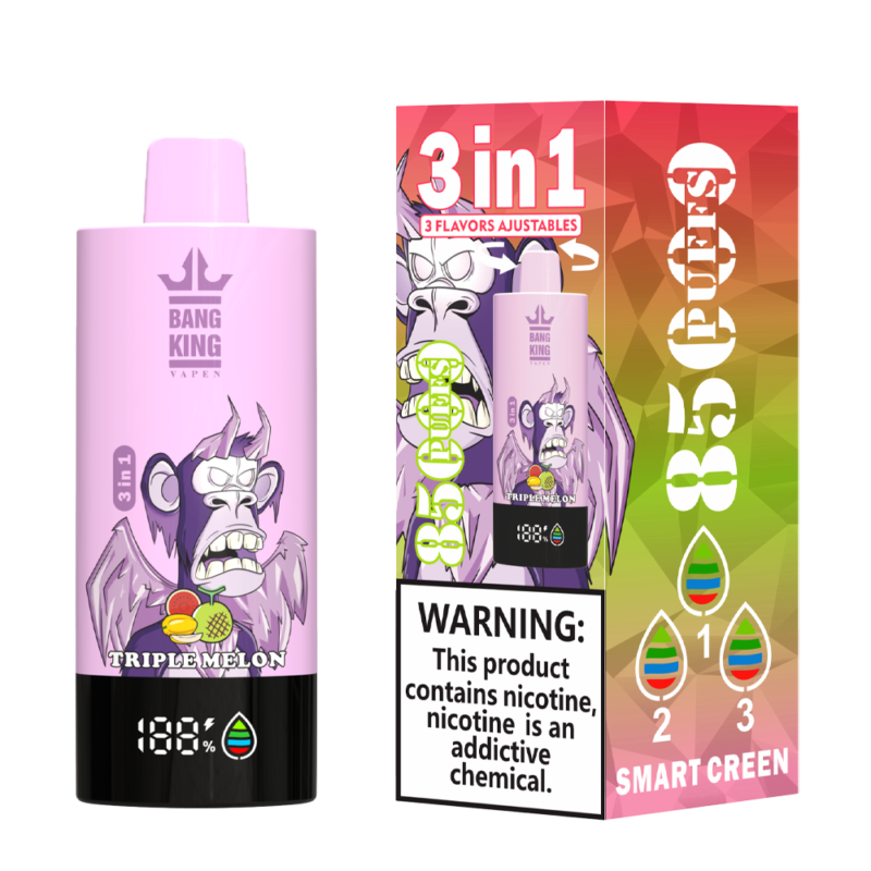 Puff 85k Bang King 85000 Puffs Disposable Vape 3 in 1 Flavors-strawberry-watermelon-triple-melon-strawberry-ice.png