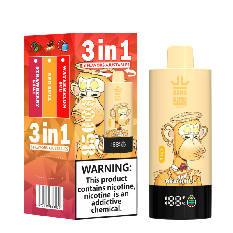 Puff 85k Bang King 85000 Puffs Disposable Vape 3 in 1 Flavors-watermelon-ice-red-bull-strawberry-kiwi.png