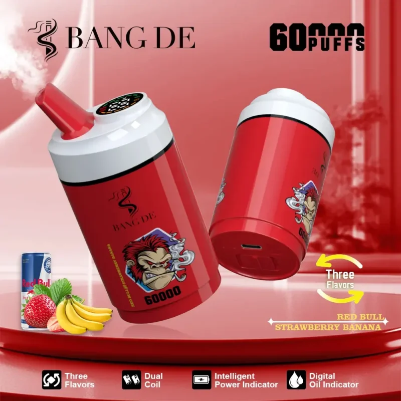 Vape 60k Bang DE 60000 Puffs Vape jetable 3 IN 1 Flavors Mini-red-bull-strawberry-banana.jpg