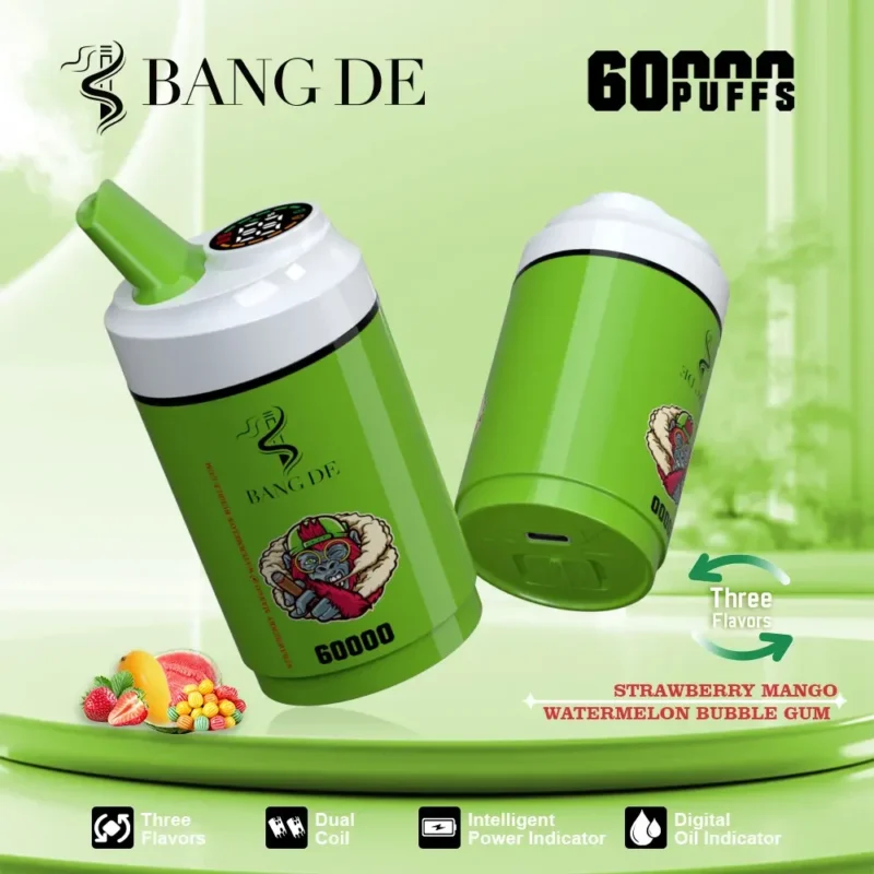 Vape 60k Bang DE 60000 Puffs Vape jetable 3 IN 1 Flavors Mini-strawberry-mango-watermelon-bubble-gum.jpg