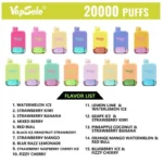 Vapsolo Twins 20000 Puffs Disposable Vape # Flavor List