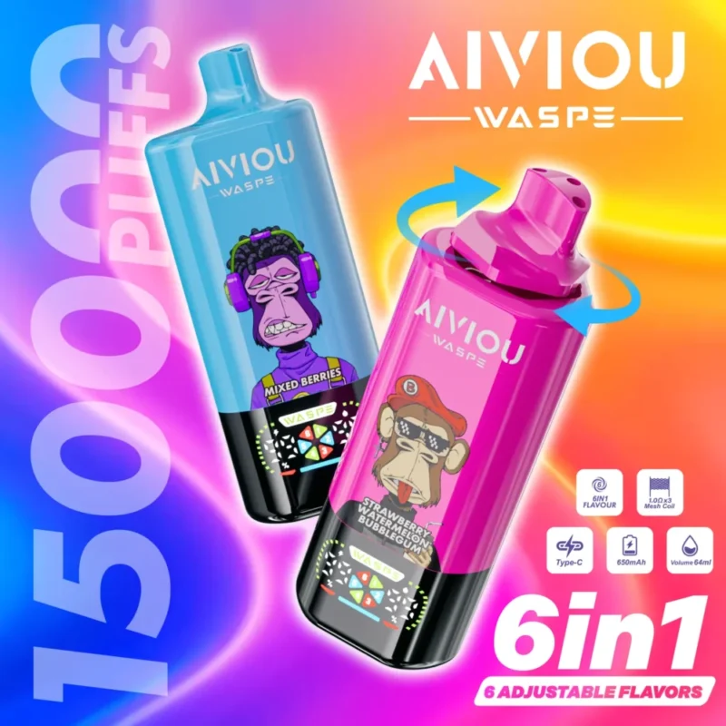 150k Vape Waspe Aiviou 150000 6 in 1 150k Vape Waspe Aiviou 150000 6 in 1