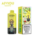 150k Vape Waspe Aiviou 150000 6 in 1 - Strawberry Banana & Kiwi Watermelon & Coconut Strawberry (2)
