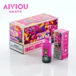 150k Vape Waspe Aiviou 150000 6 in 1 - Strawberry Watermelon Bubblegum & Sour Mango Ice & Strawberry Grape Ice (3)
