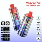 180k Vape Waspe Crystal 180K 8 in 1 Flavors E Cigarette - GRAPE ICE&STRAWBERRY KIWI & WATER MELON ICE & BLUE RANCHER (3)