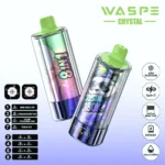 180k Vape Waspe Crystal 180K 8 in 1 Flavors E Cigarette - RED BULL ICE & STRAWBERRY ICE&SOUR FCUKING FAB & COLA ICE (3)