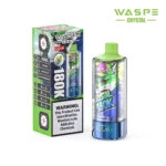 180k Vape Waspe Crystal 180K 8 in 1 Flavors E Cigarette - STRAWBERRY WATERMELON & COOL MINT&BLUE RAZZ ICE & BLACKCURRANT ICE (2)