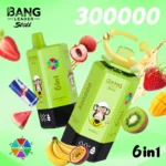 Puff 300k Bang Leader 300000 Puffs Disposable - Red Bull Cola Ice & Strawberry Raspberry Cherry & Blackberry Dragon Fruit& Lemon Lime& Raspberry Pomp&Watermelon Kiwi
