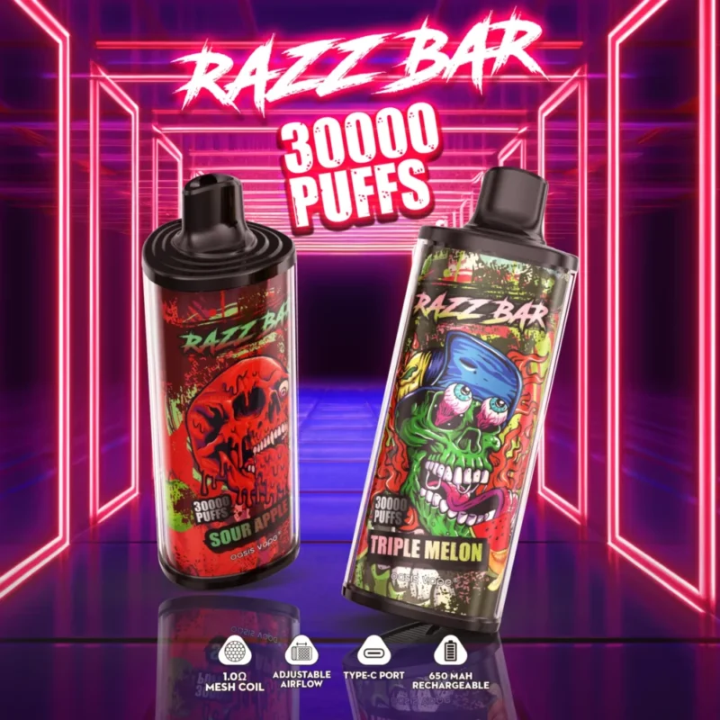 Razz Bar 30000 Razz Bar 30k Vape Adjustable EU Warehouse (2)