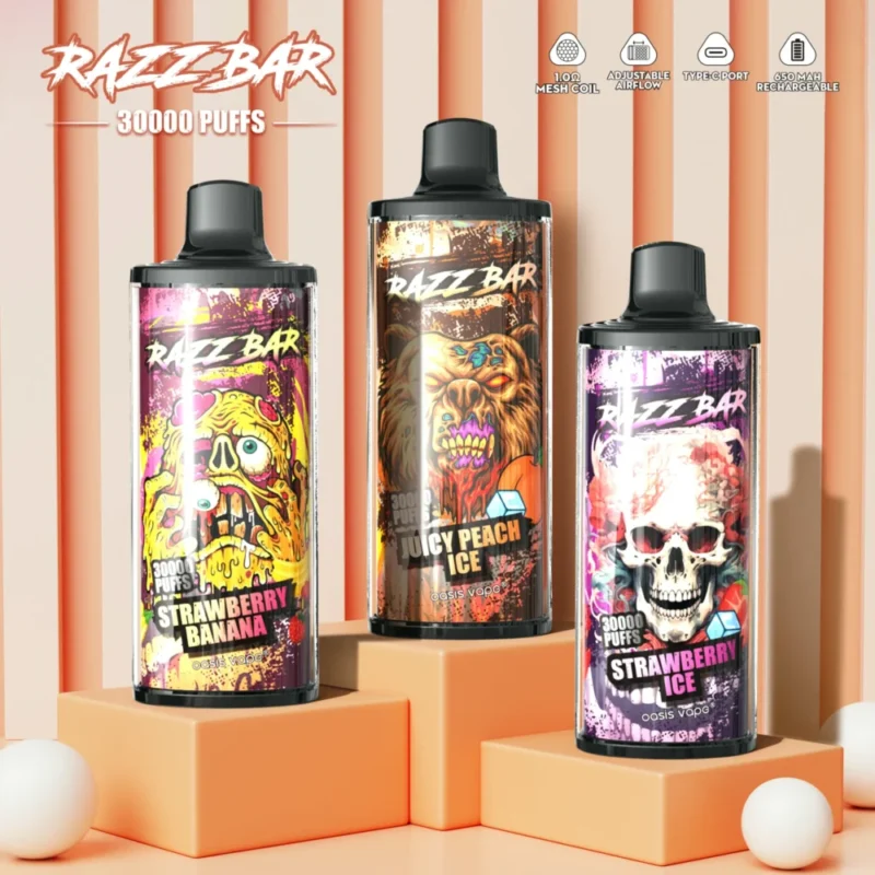 Razz Bar 30000 Razz Bar 30k Vape Adjustable EU Warehouse (5)