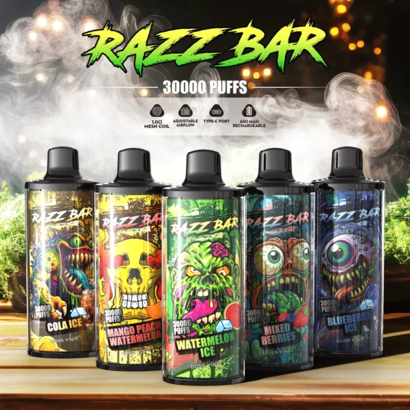 Razz Bar 30000 Razz Bar 30k Vape Adjustable EU Warehouse Razz Bar 30000 Razz Bar 30k Vape Adjustable EU Warehouse