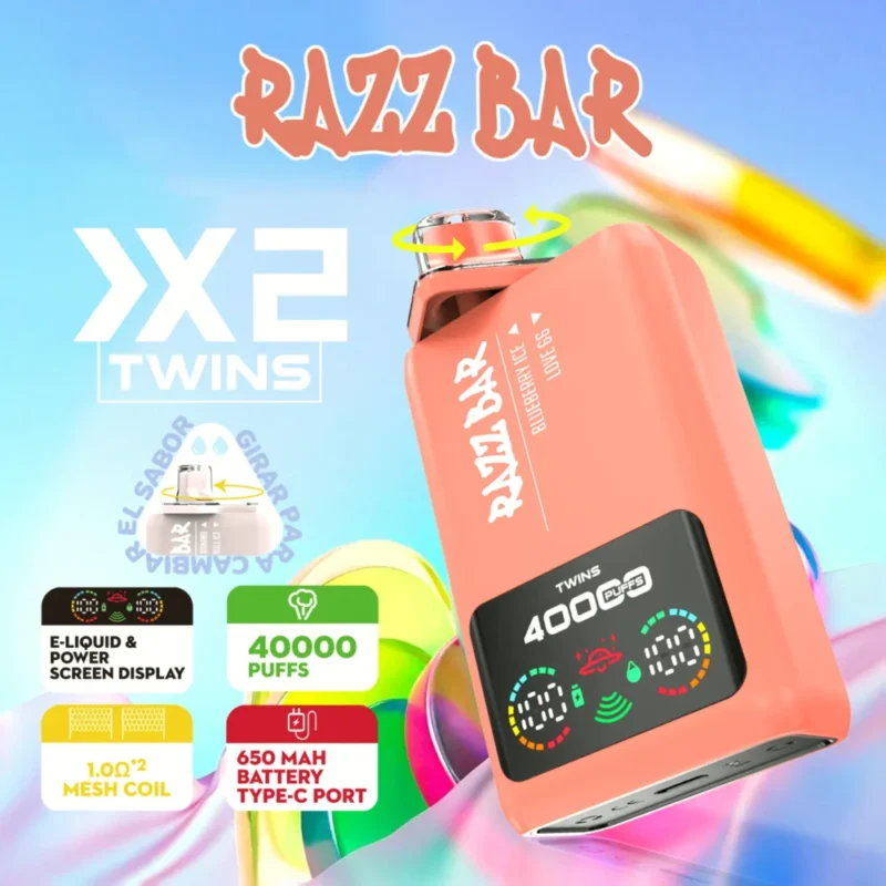 Razz Bar 40000 Razz Bar 40K Crystal Vape EU Warehouse (3)