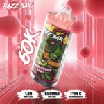 Razz Bar 60000 Razz Bar 60k Vape Crystal – Explosive Flavor That Lasts EU Warehouse  (2)