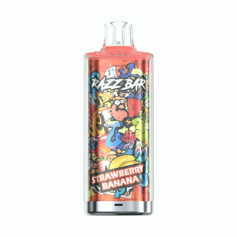 Razz Bar 60000 Razz Bar 60k Vape Crystal – Explosive Flavor That Lasts EU Warehouse  - Strawberry Banana