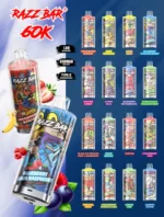 Razz Bar 60000 Razz Bar 60k Vape Crystal – Explosive Flavor That Lasts EU Warehouse  flavors list