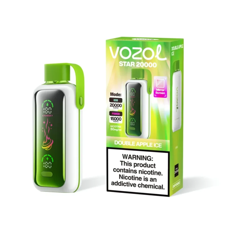 VOZOL Star 20000 20K Puffs Disposable Vape - Double Apple Ice