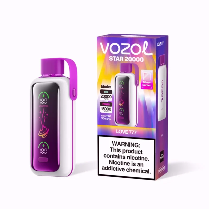 VOZOL Star 20000 20K Puffs Disposable Vape - Love 777