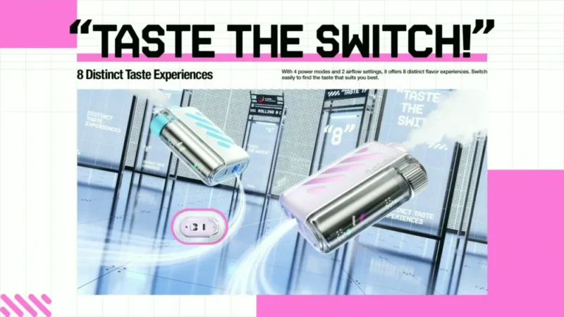 VOZOL Vista 40000 VOZOL Vista 40k Vape Adjustable EU Warehouse (6)