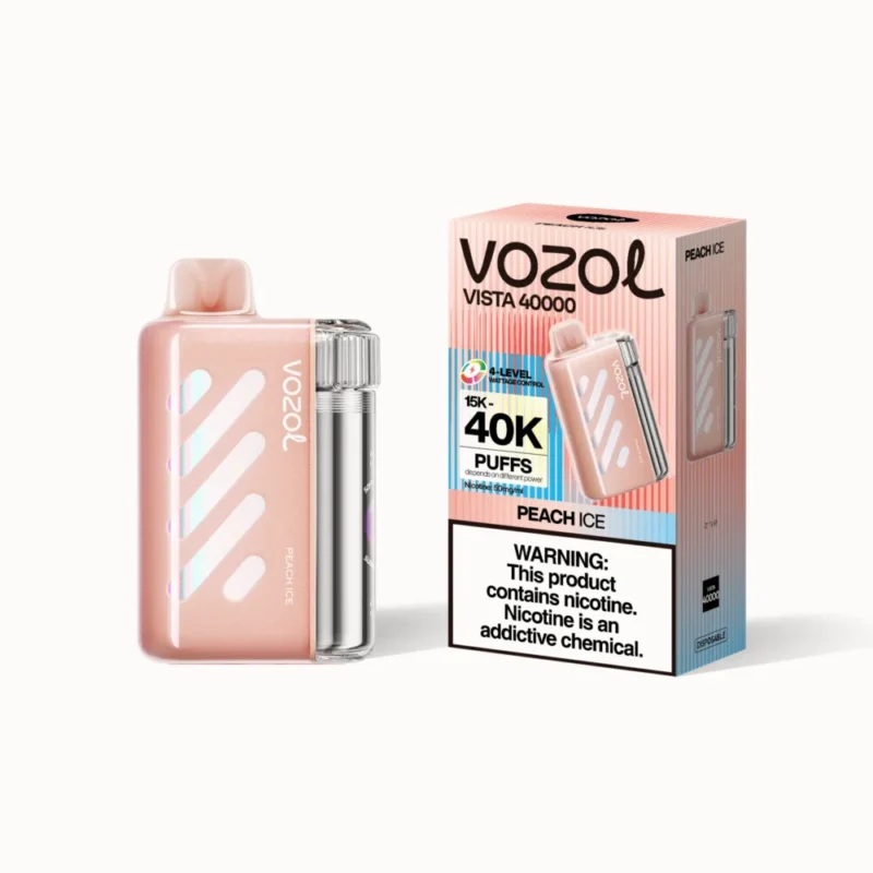 VOZOL Vista 40000 VOZOL Vista 40k Vape Adjustable EU Warehouse - PEACH ICE