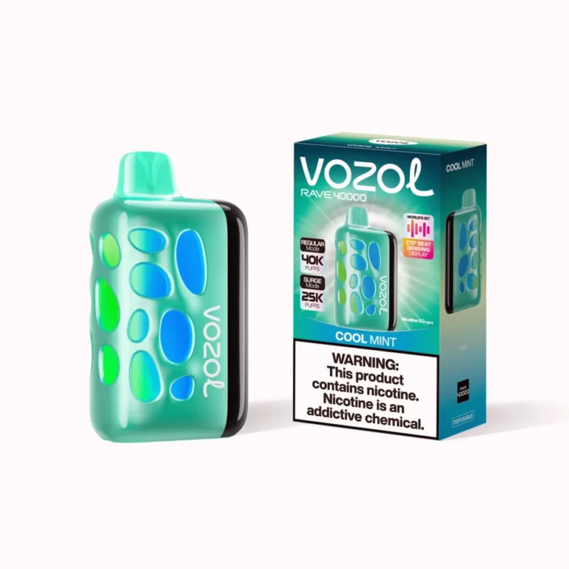 Vozol Rave 40k 40000 Puffs Disposable Vape - Cool Mint #3