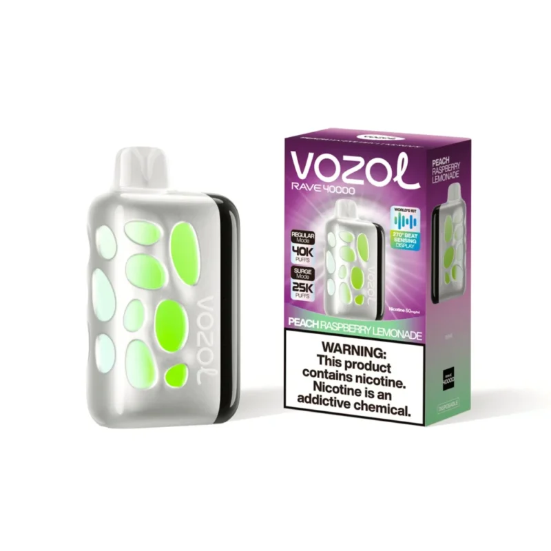 Vozol Rave 40k 40000 Puffs Disposable Vape - Peach Raspberry Lemonade #3