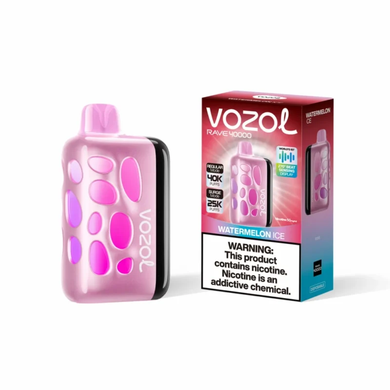 Vozol Rave 40k 40000 Puffs Disposable Vape - Watermelon Ice #3