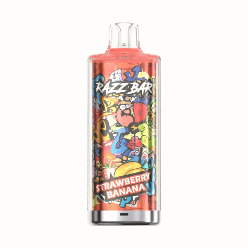 Razz Bar 60000 Puffar Strawberry Banana Disposable Vape Device