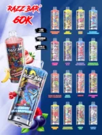 Razz Bar 60000 Puffar Flavors List Disposable Vape Device