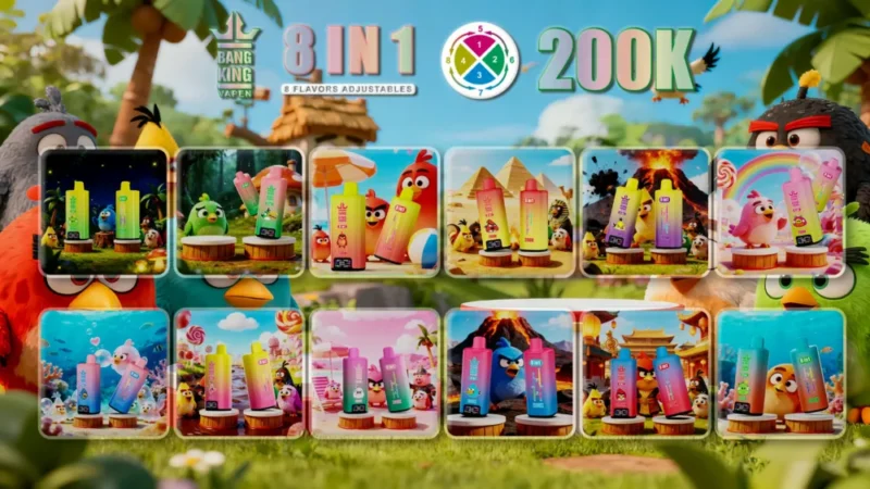 Bang king 300000 300k Puffs Bang 300k 8 in 1 Flavors New Vape