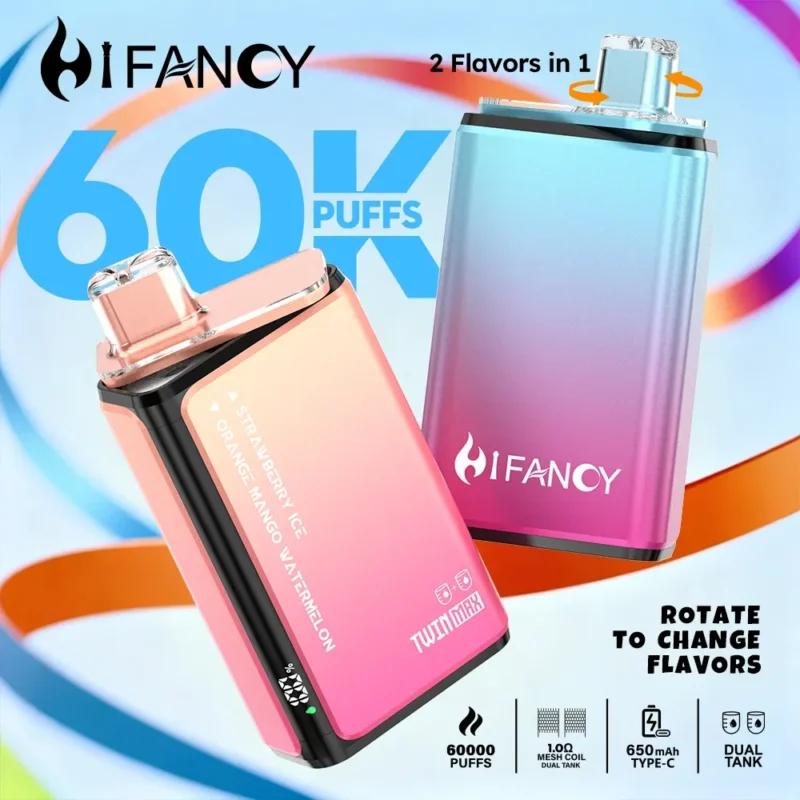 Hifancy Twin Max 60000 3 Disposable Vape Device