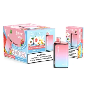 HIFANCY TWIN MAX 60000 60k Puffs - Watermelon Bubble Gum × Mixed Berry