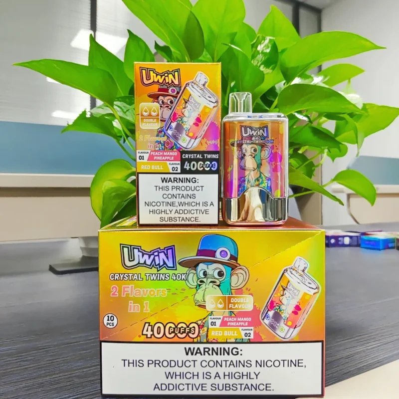 Uwin RandM Crystal Twins 40000 40k Puffs