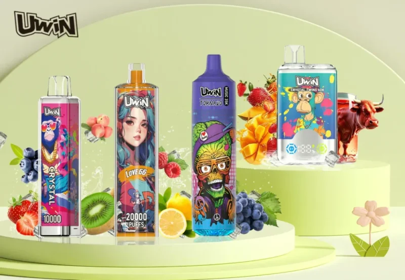 Uwin RandM Crystal Twins 40000 40k Puffs