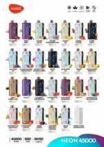 VOZOL Neon 45k Vape Flavors List