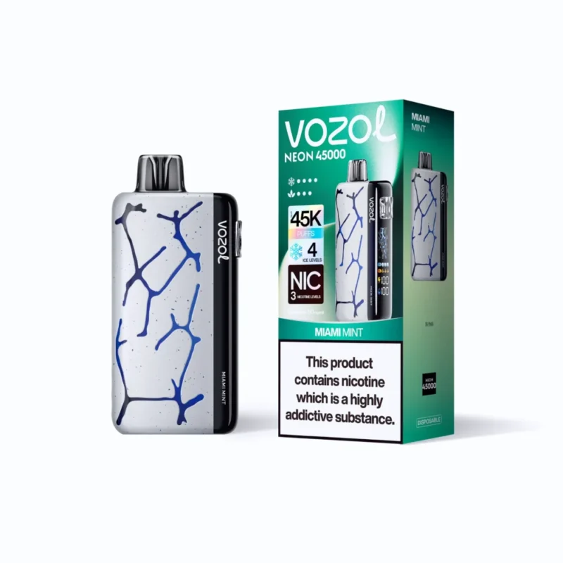 VOZOL Neon 45k Vape - MIAMI MINT