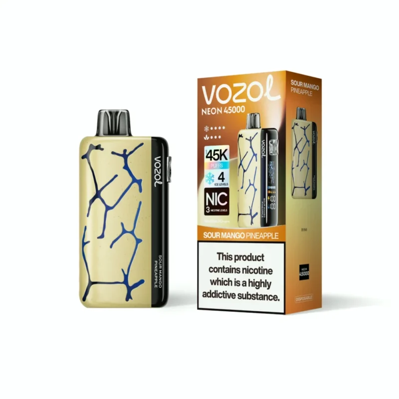 VOZOL Neon 45k Vape - SOUR MANGO PINEAPPLE