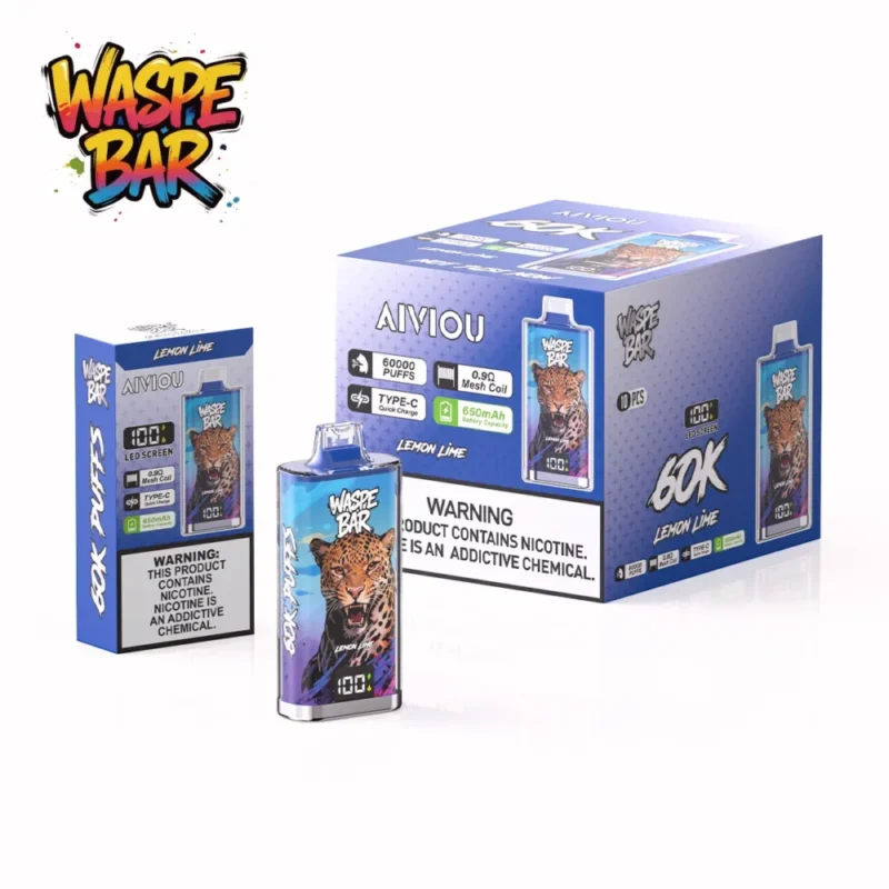 Waspe Bar 60000 - Lemon Lime (2)