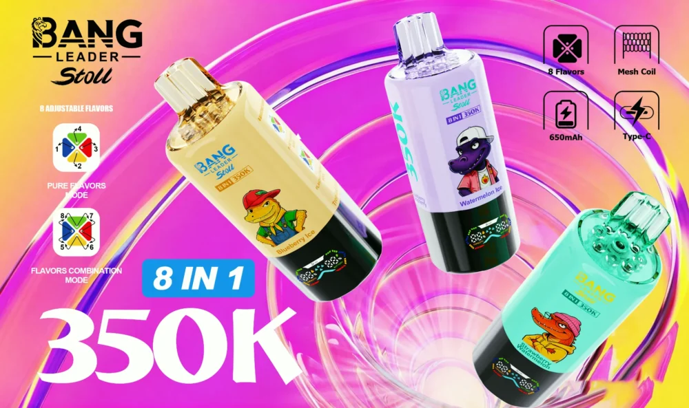 Puff 350k Bang Leader 350000 8 en 1 Vape