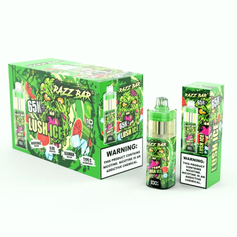 Razz Bar 65000 65k puffs - hielo exuberante